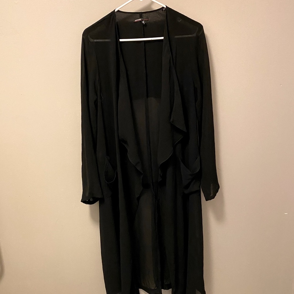 Love Culture Black Sheer Kimono